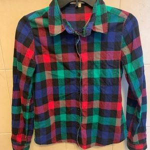 Multicolored flannel